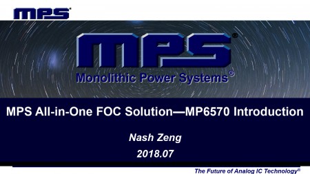 MPS All-in-One FOC Solution—MP6570 Introduction