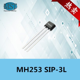 东莞市二方电子科技有限公司 MH253全极性霍尔IC，低压微功耗霍尔开关 额定电压 2.5~6V 额定电流 2.6mA