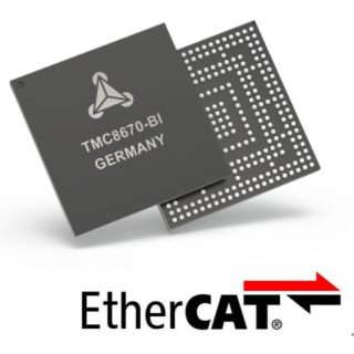 TMC8670 集成EtherCAT通讯和FOC伺服运动控制芯片 额定电压 5V 额定电流 20A