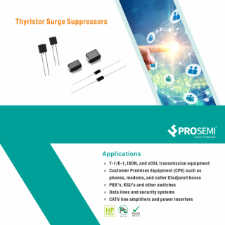 普森美微电子技术（苏州）有限公司  晶闸管电涌抑制器           Thyristor Surge Suppressors