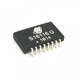 S16116 G:兼容H1102 超薄百兆网络变压器 滤波器