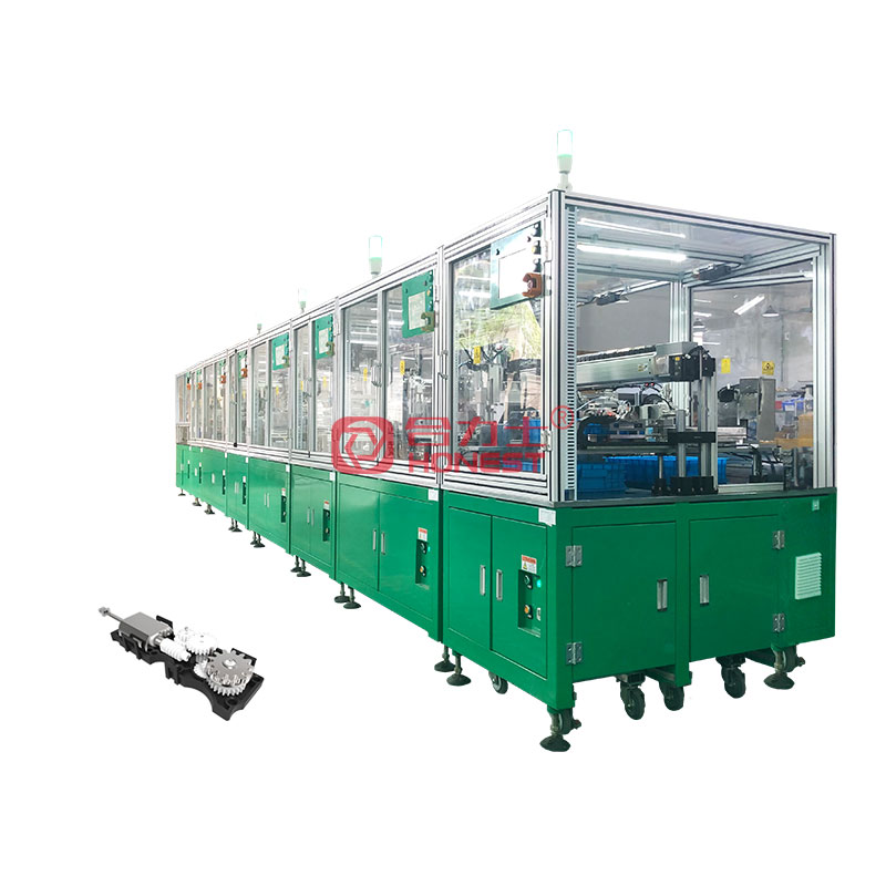 深圳市合力士机电设备有限公司 电机齿轮箱装配生产线