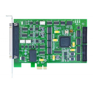 阿尔泰科技16路模拟量输入带4路DA 16路DIO带计数器功能采集卡PCIe8620