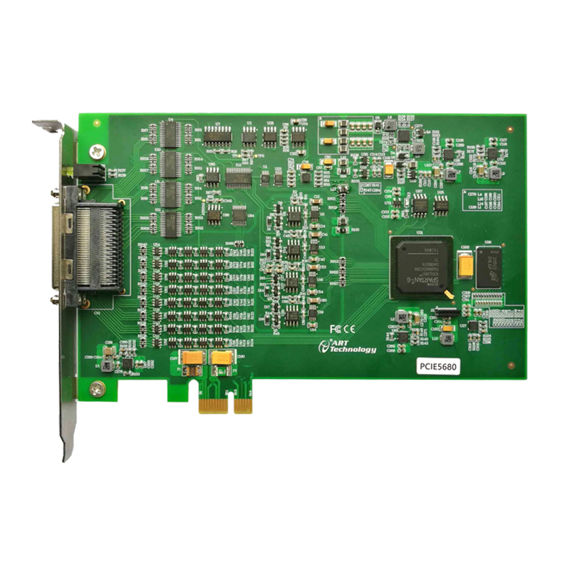 北京阿尔泰科技发展有限公司 PCIe5680阿尔泰科技18位64路模拟量采集卡DA输出32路DIO