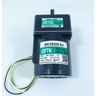 ASTK牌4IK25GN-S3 4GN15K电机当天发货 额定电压 380V 额定电流 0.2A