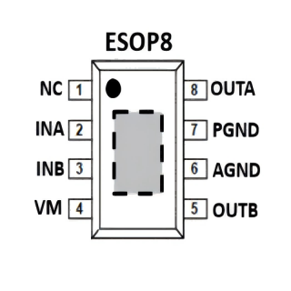 矽塔 SA8323 ESOP8 H 桥驱动芯片