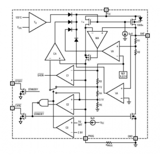深圳市奥科迪科技有限公司 SD8059 600mA线性锂离子电池充电器合USB 电源和适配器电源工作
