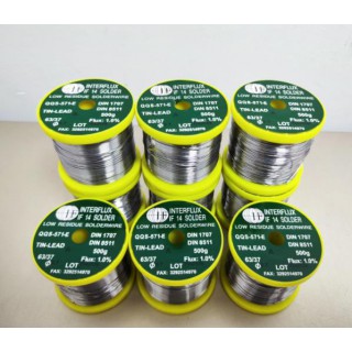 Interflux IF14 SN63PB37锡丝 直径 0.5~1.0mm 助焊剂含量 1%