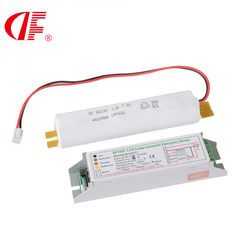 广东登峰新能源技术有限公司 DF168T可定制功率IC控制应急电源 带蓄电池消防LED应急驱动模块