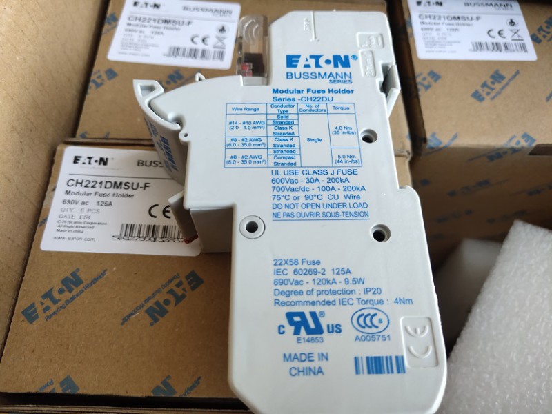 泉州中福灿宏电子科技有限公司 Bussmann熔断器PVS400A-3L-15 PVS400A-3L-B-15