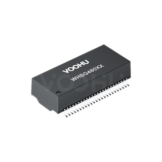 苏州沃虎电子科技有限公司 沃虎WHSG48002P G 双口 SMD 千兆 PIN48 PoE+ 以太网变压器
