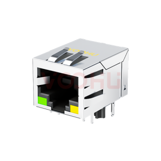 苏州沃虎电子科技有限公司 沃虎 SYT-320BNL 90° 开口朝下 1000M  DIP网络接口RJ45