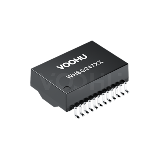 WHSG24701G 单口 SMD 千兆 PIN24 non-PoE 以太网变压器