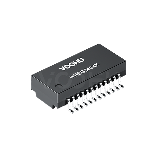 苏州沃虎电子科技有限公司 WHSG24002G 单口 SMD 千兆 PIN24 non-PoE 以太网变压器