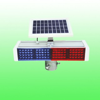 铝壳太阳能警示灯XH-BSD-4XS四格爆闪警示灯